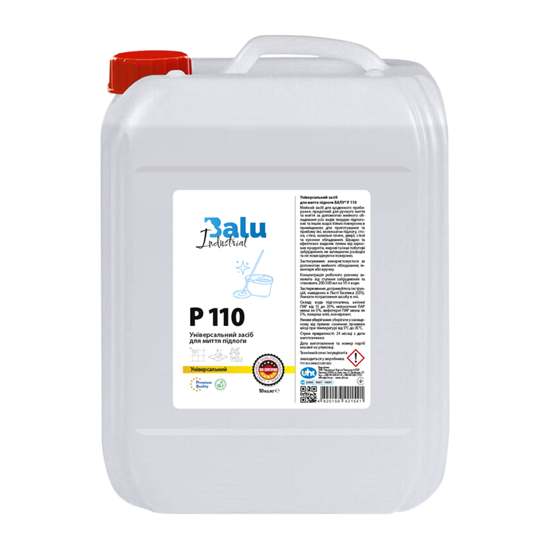 Універсальний засіб для миття підлоги "БАЛУ® Р 110", кан 10кг